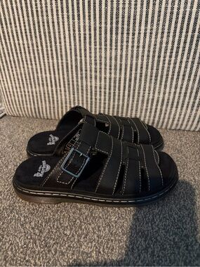 Dr. Martens Slide Sandals with Buckle